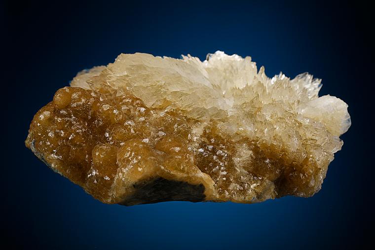 COLEMANITE on CALCITE